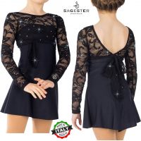 Robe sagester dentelle empire